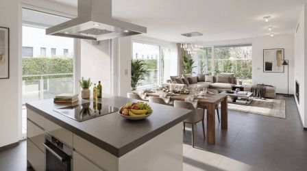 Superbe 3,5 pièces de standing avec terrasse et jardin 