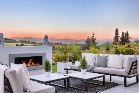 Haut de gamme, Vue et Sérénité : Villa d'Architecte avec vue sur le Mont Blanc
