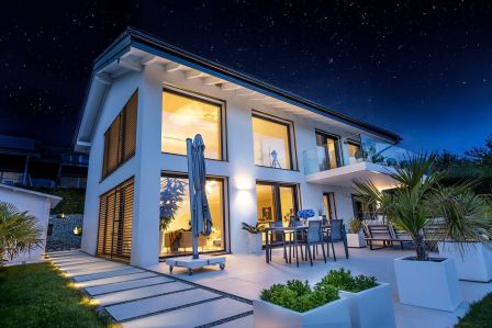 Luxe, Vue et Sérénité : Maison d'Architecte avec belle vue sur les Alpes