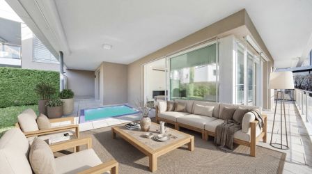 Superbe 3,5 pièces de standing avec terrasse et jardin 