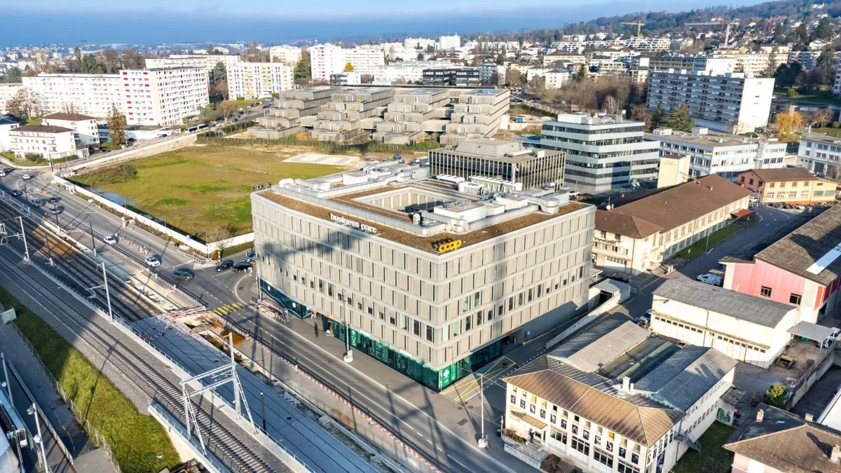 Vos bureaux au dernier étage dans le dynamique quartier de Malley