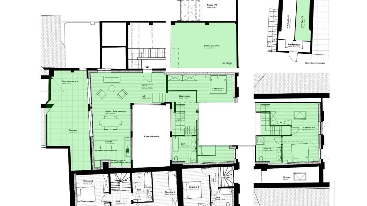 Nouvelle promotion : Duplex de 4.5 pièces de 163m2 avec terrasse de 58m2