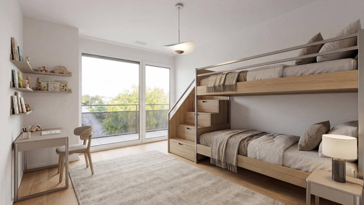 Appartement de 3,5 pièces exposé au soleil levant sur le lac !