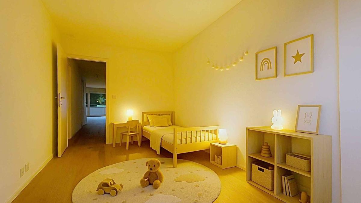 Luxueux 4.5 pièces traversant avec balcon couvert de 76m2 et vue lac