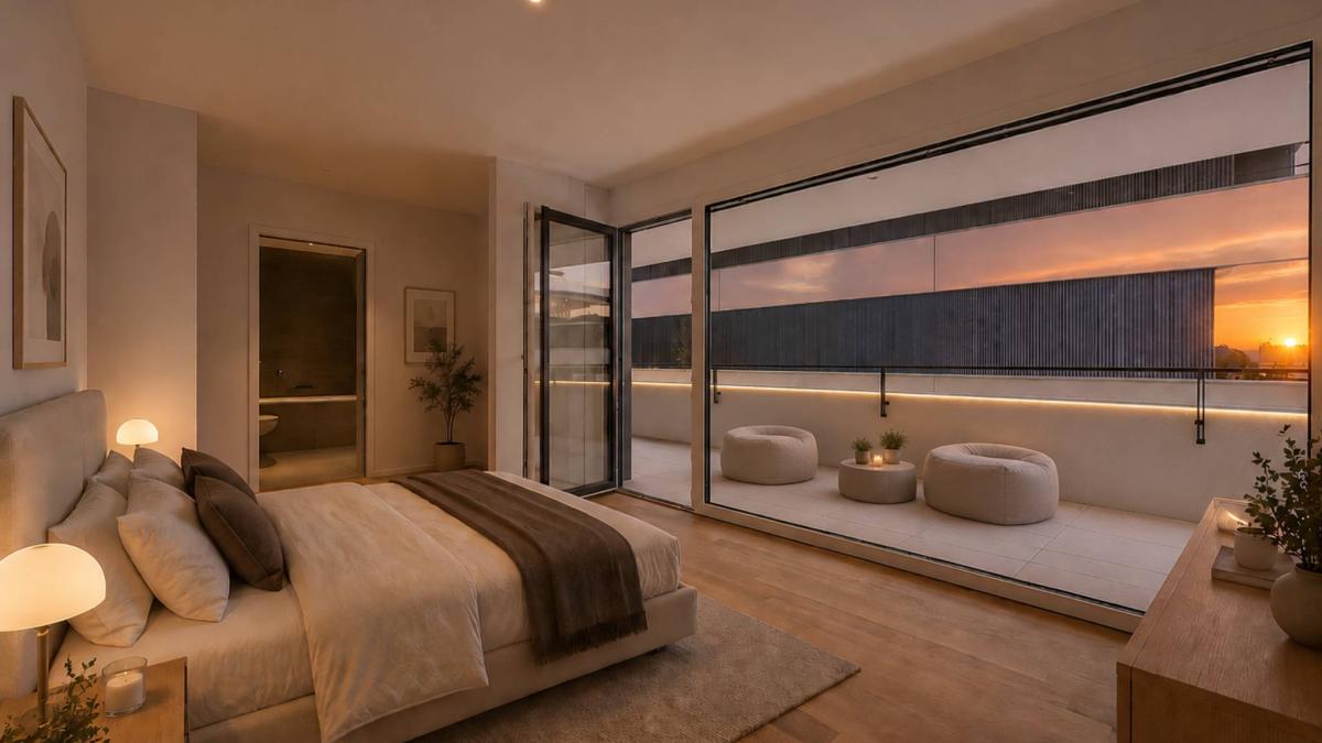 Luxueux 4.5 pièces traversant avec balcon couvert de 76m2 et vue lac