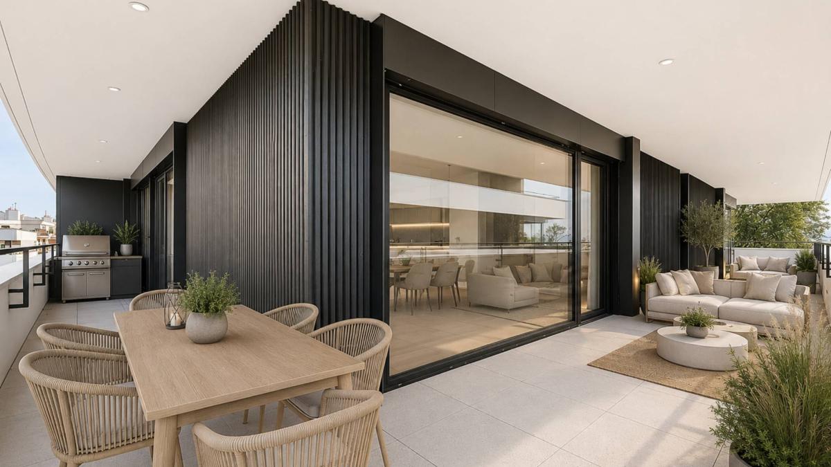 Luxueux 4.5 pièces traversant avec balcon couvert de 76m2 et vue lac