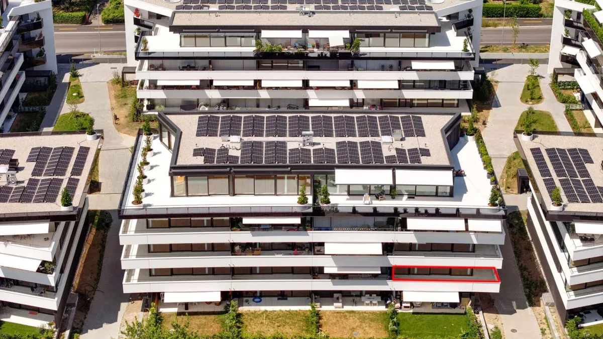 Luxueux 4.5 pièces traversant avec balcon couvert de 76m2