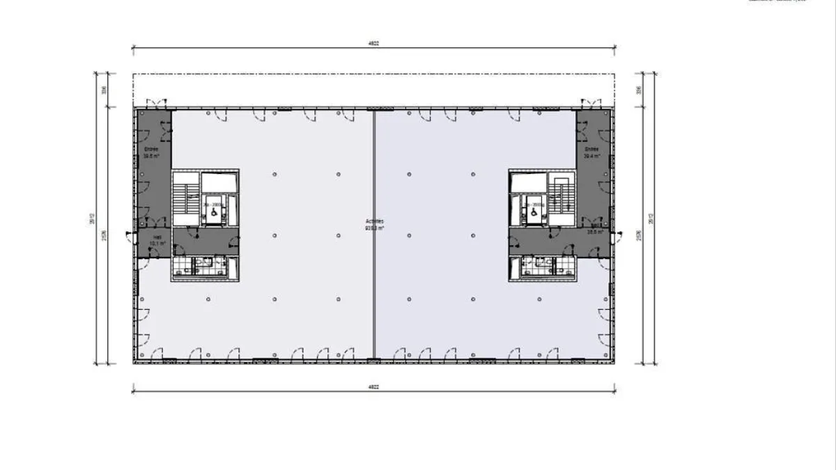 Une perle rare : une surface de 1'000 m2 offrant tous les services pour du laboratoire
