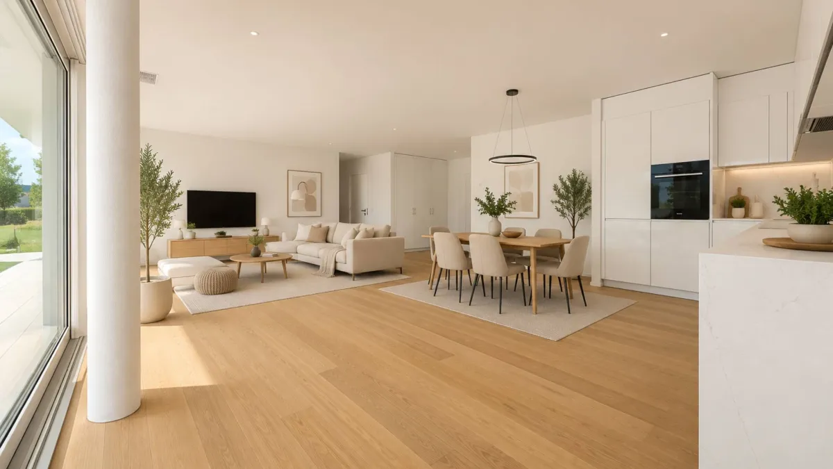 Appartement neuf 3.5 pièces de 120m2 avec terrasse de 37m2 et jardin privatif de 51m2