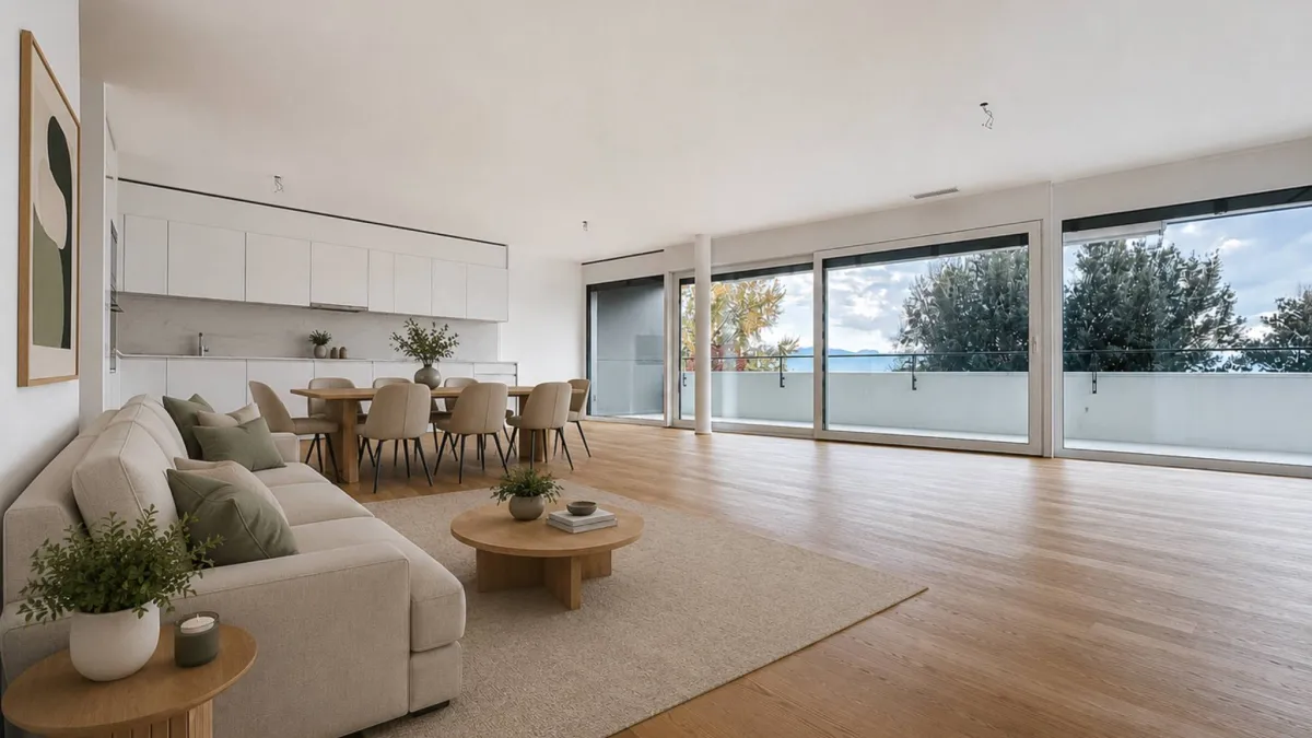 Appartement meuf de 4.5 pièces avec balcon couvert