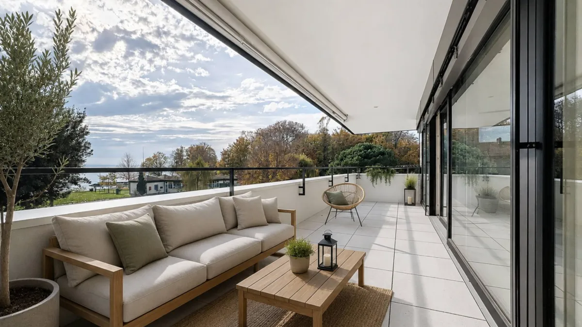 Appartement meuf de 4.5 pièces avec balcon couvert