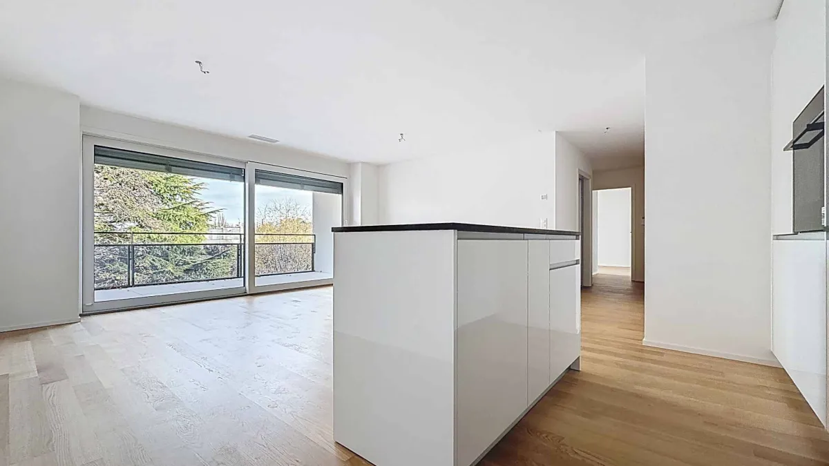 Appartement neuf de 3.5 pièces avec 2 balcons couverts