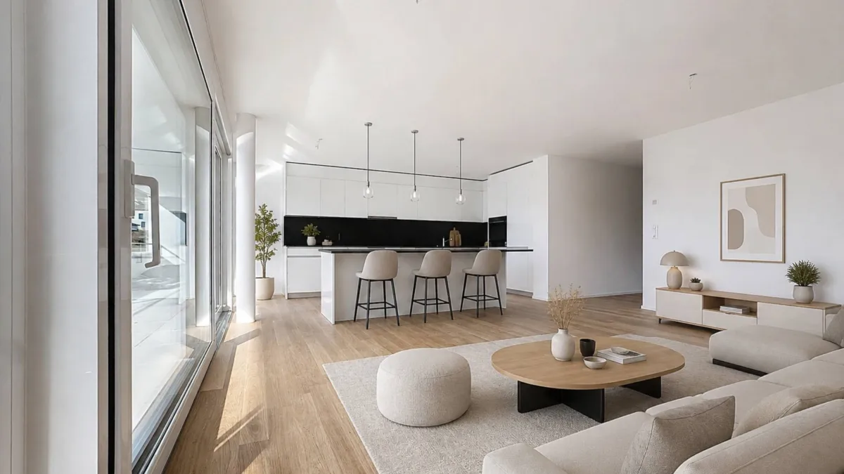 Appartement neuf de 4.5 pièces avec balcons couverts