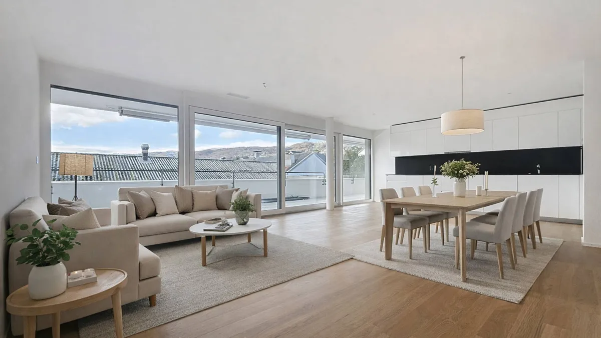 Appartement neuf de 4.5 pièces avec balcons couverts