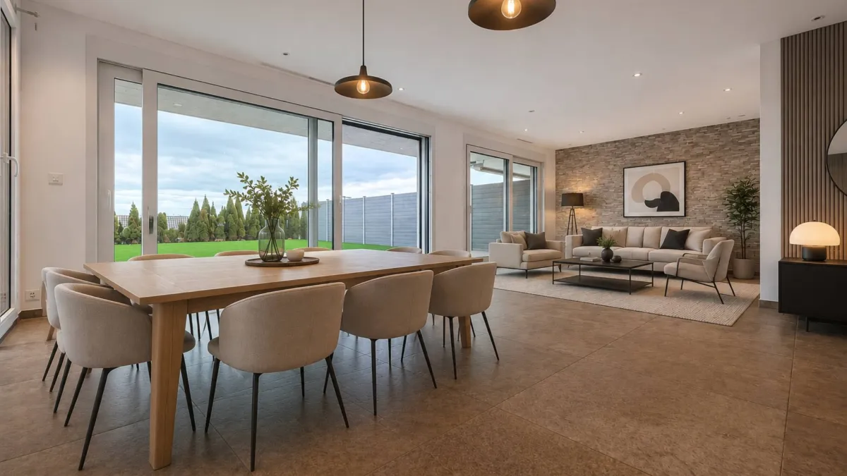 Duplex de 4.5 pièces avec sous-sol, jardin et vue sur le lac