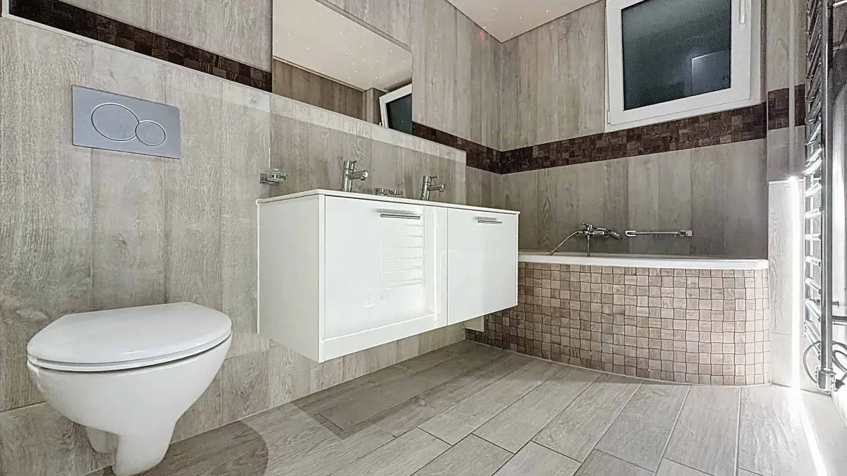 Duplex de 4.5 pièces avec sous-sol, jardin et vue sur le lac