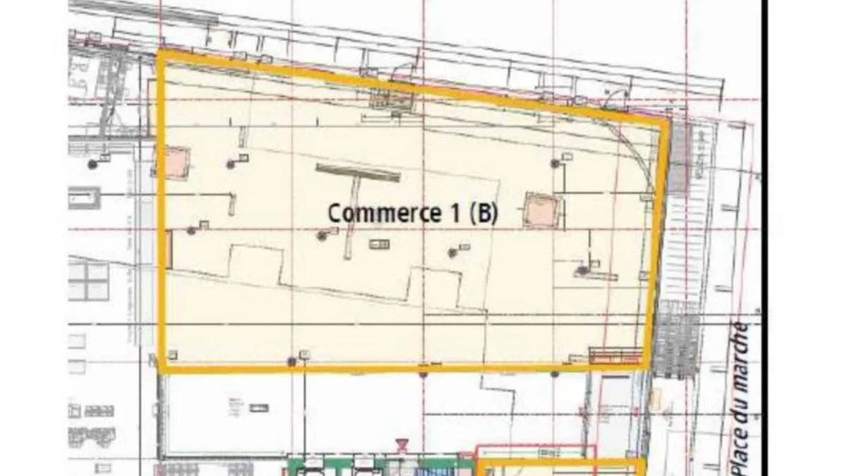 Arcades commerciales sises au Centre de Rolle
