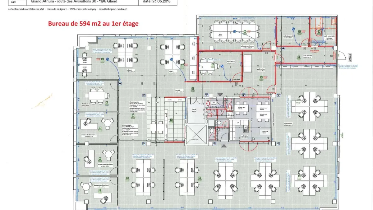 LE GRAND ATRIUM - Belles surfaces administratives de 270 m2 à 820 m2
