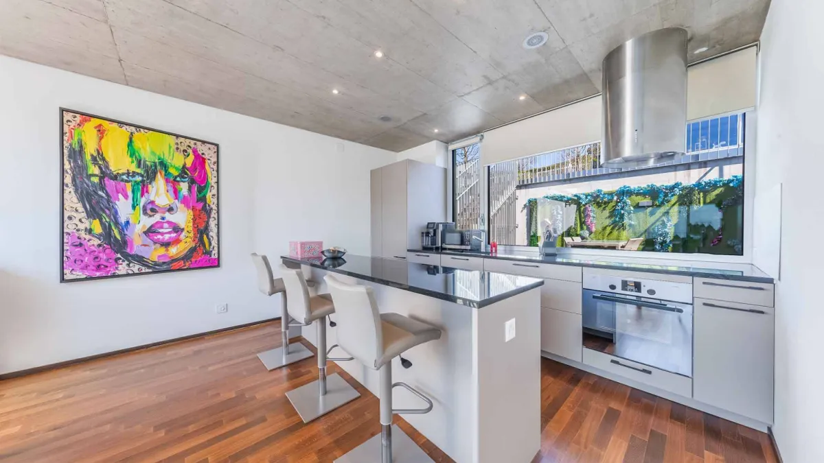 Superbe duplex 5.5 pièces avec patio & terrasse – Vue lac et Alpes