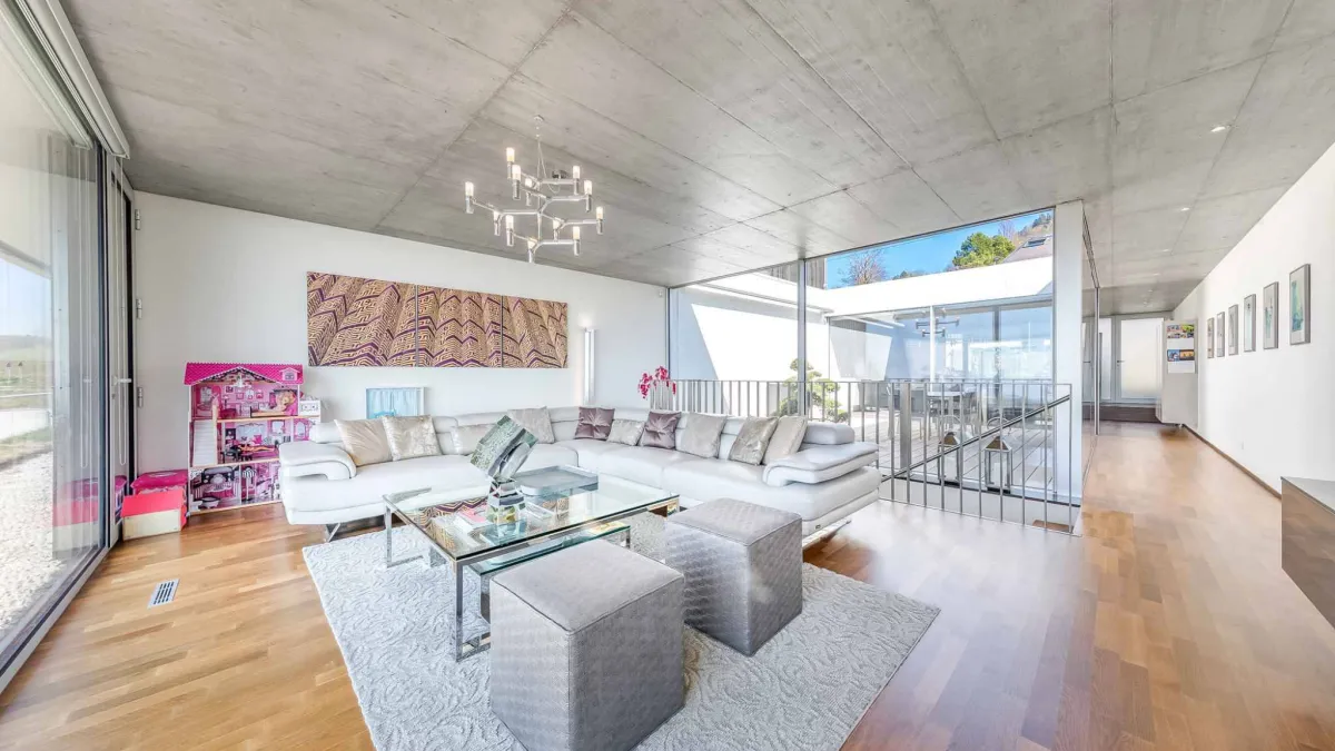 Townhouse moderne avec patio & terrasse – Vue panoramique sur le lac