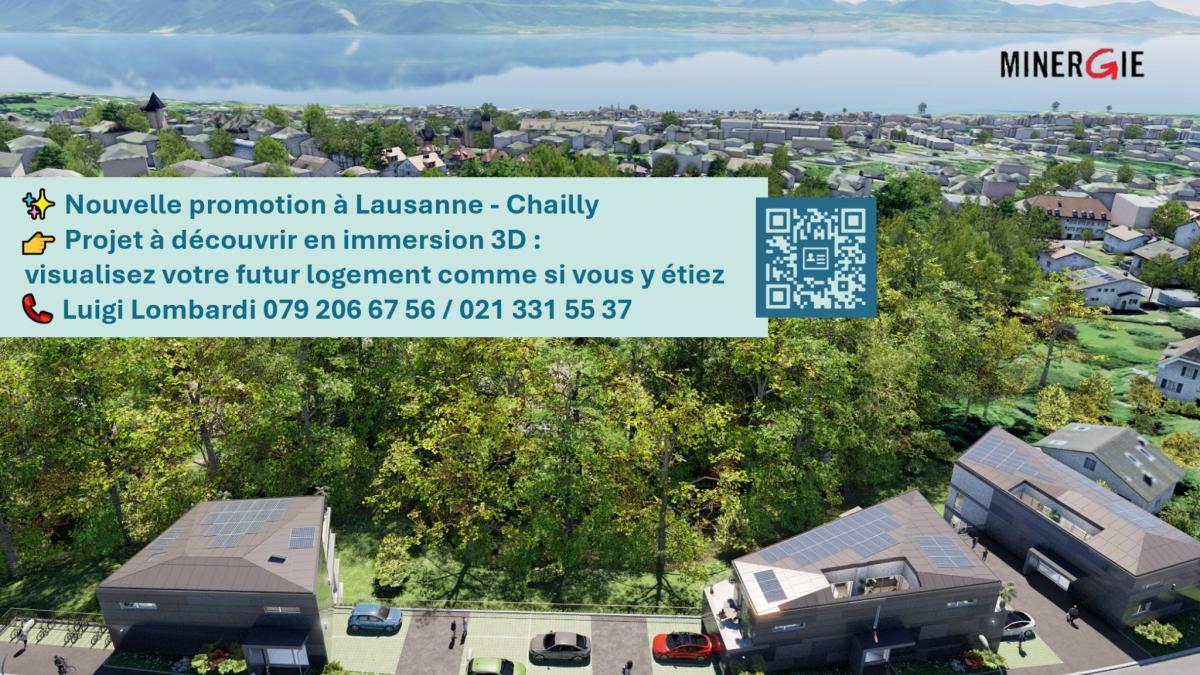 Dernier 4.5 pièces NEUF orienté sud avec balcon - Découvrez-le en immersion 3D !