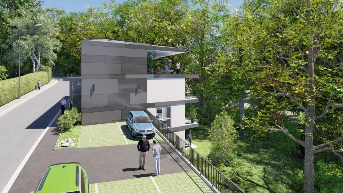 Dernier 4.5 pièces NEUF orienté sud avec balcon - Découvrez-le en immersion 3D !