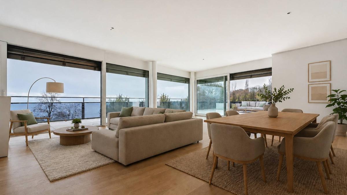 Nouvelle promotion : appartement de 5.5 pièces avec balcon couvert et terrasse