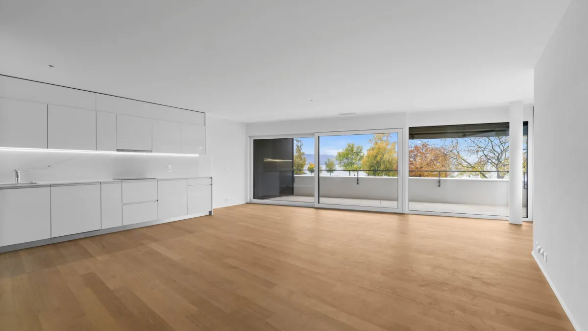 Appartement traversant de 3.5 pièces vue sur le Léman