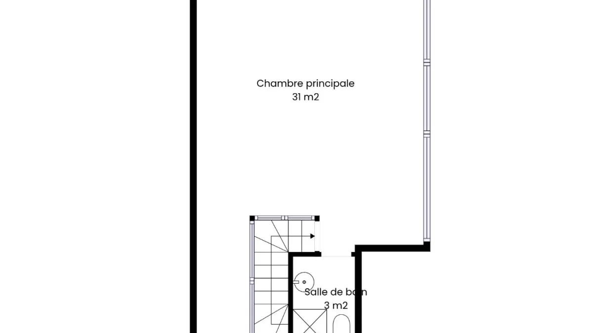 Attique de 5.5 pièces avec vue sur le lac Léman