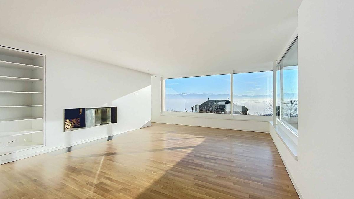 Villa contemporaine avec vue panoramique sur le lac