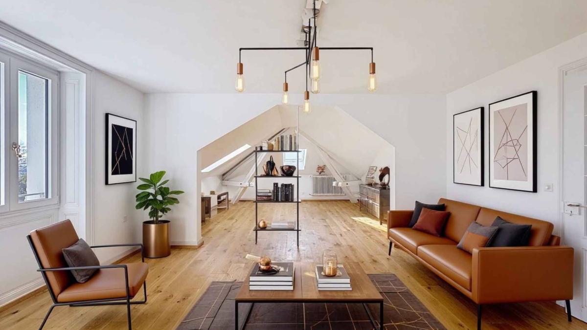 Superbe 2.5 p de 130 m2 hab. - Dernier étage