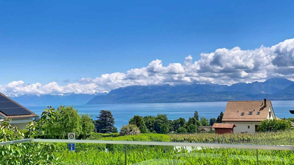 Propriété d’exception avec vue sur le lac et les Alpes