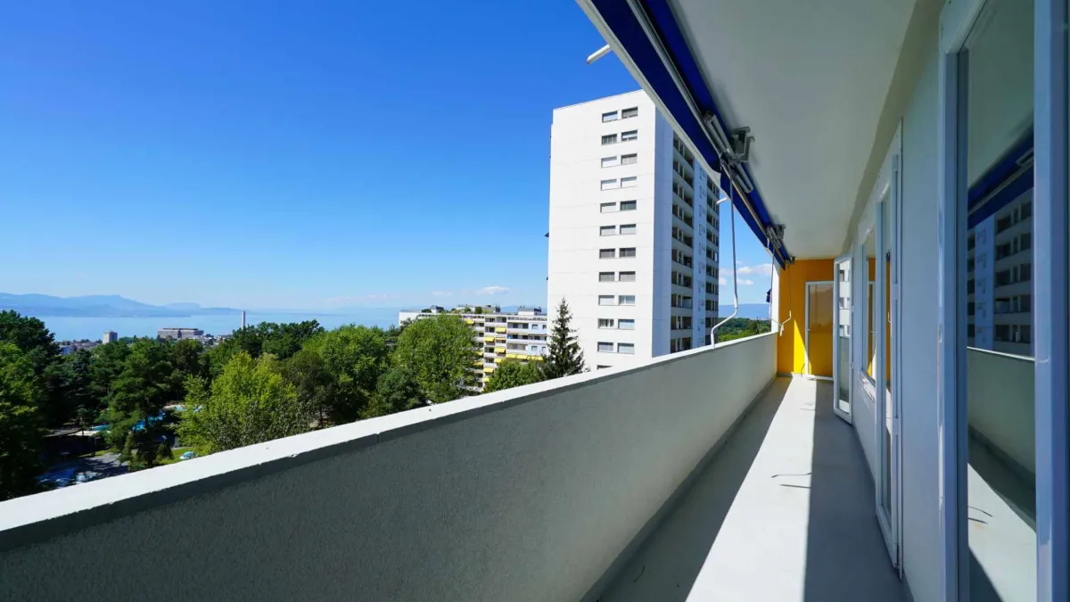 Sublime appartement de 3.0 pièces de 98m2 avec vue sur le lac