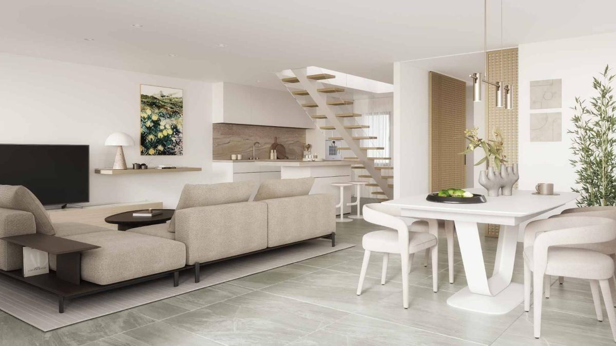 Duplex de 4.5 pièces avec balcons