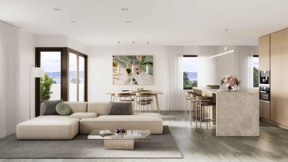 Duplex de 4.5 pièces avec balcons