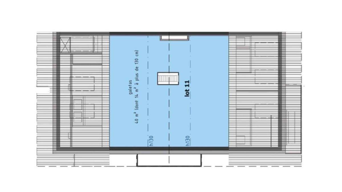 Duplex de 4.5 pièces avec balcons
