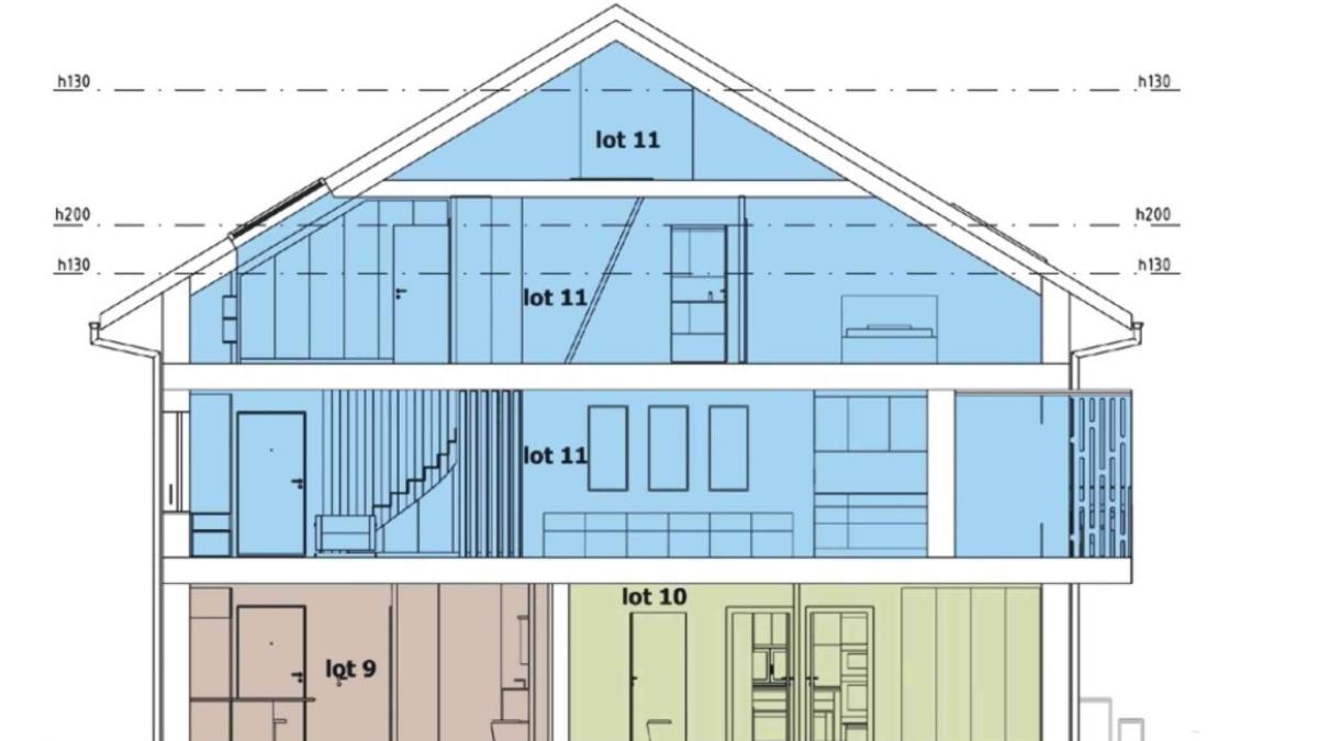 Duplex de 4.5 pièces avec balcons