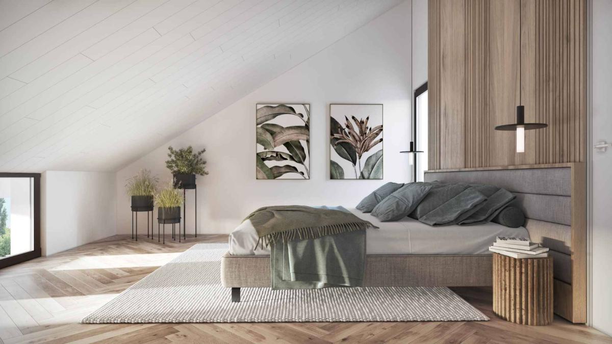 Duplex de 4.5 pièces avec balcons