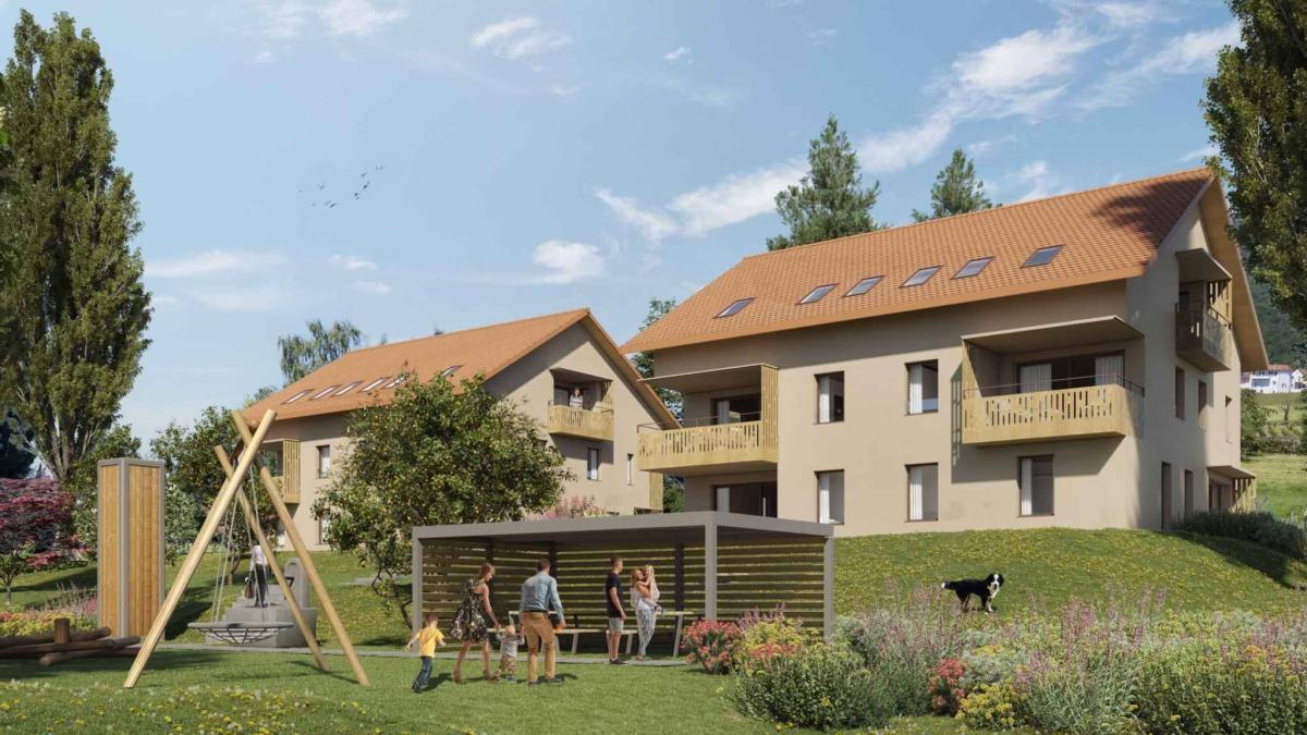 Duplex de 4.5 pièces avec balcons