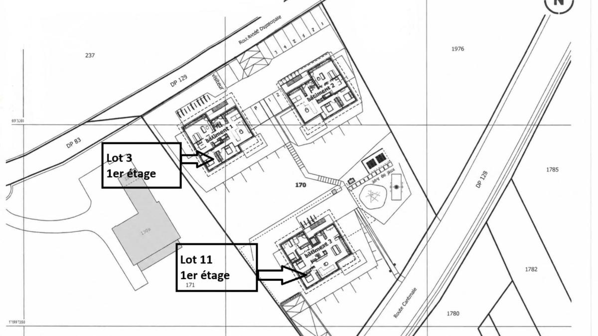 Duplex de 4.5 pièces avec balcons