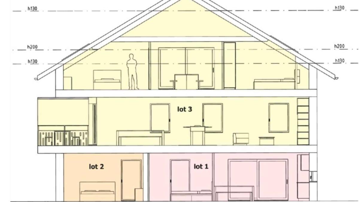 Duplex de 4.5 pièces avec balcons