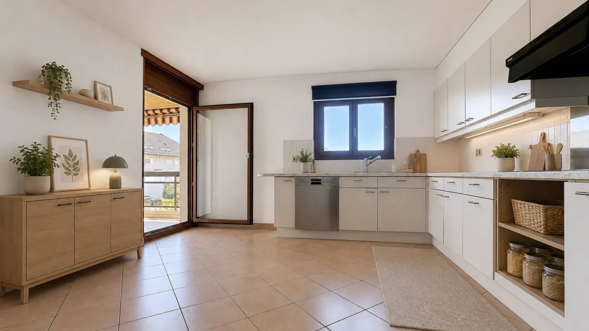 Élégant 4.5 pièces lumineux avec balcon d’angle