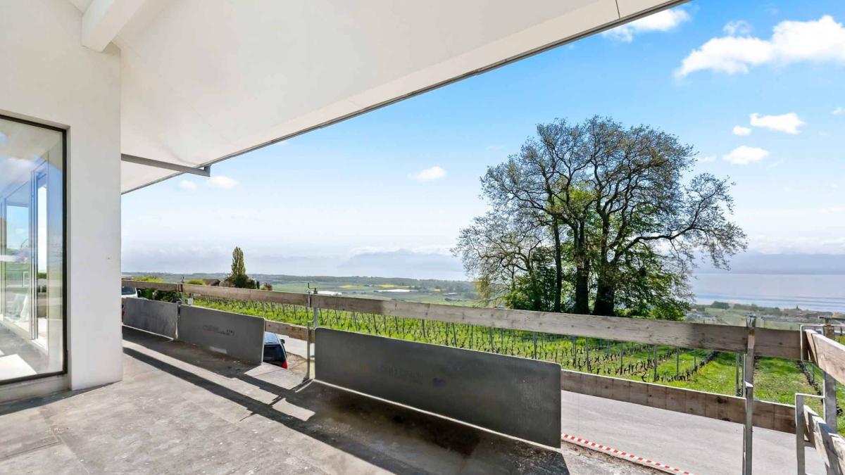 Villa neuve de standing avec vue panoramique sur le lac Léman 