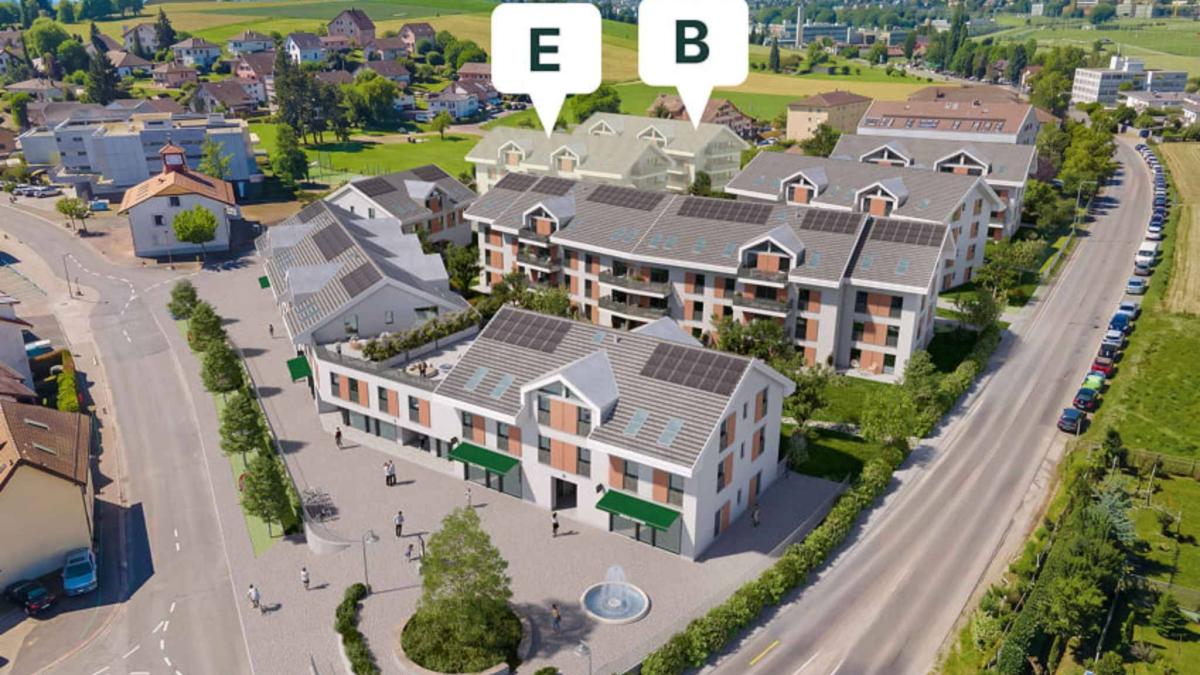 Bourg de Denges – 2.5 pièces neuf avec jardin privatif