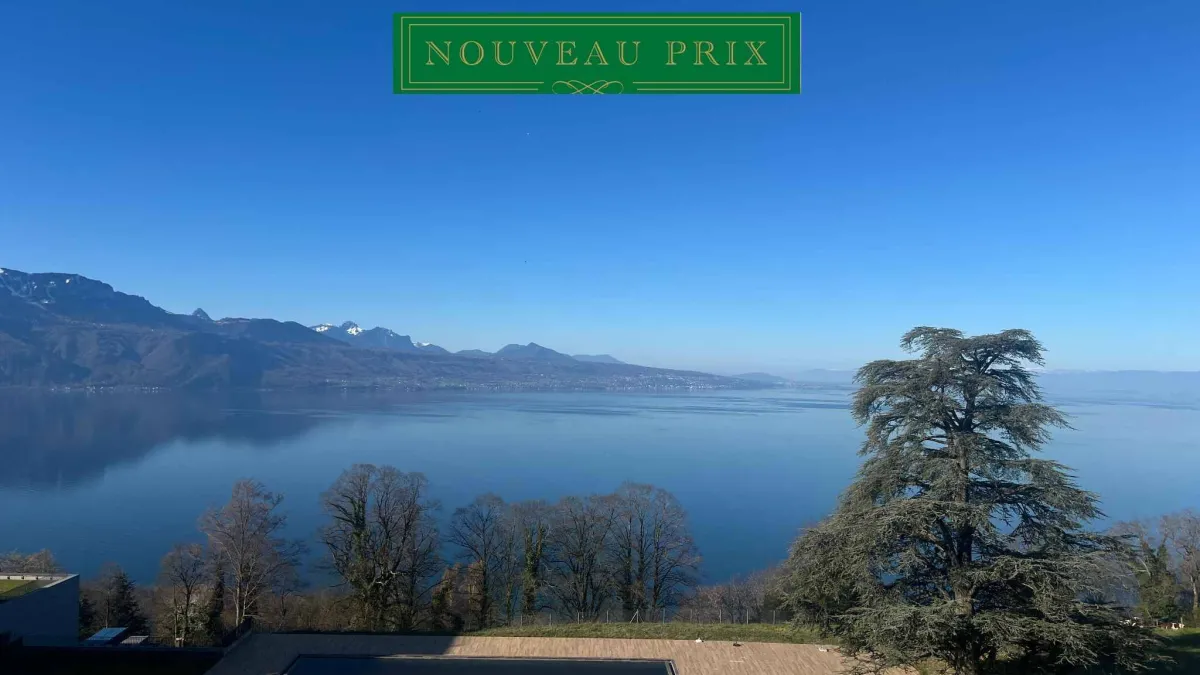 RARE ! 2.5 p avec grand balcon - Dernier étage - Vue plongeante sur le Lac 