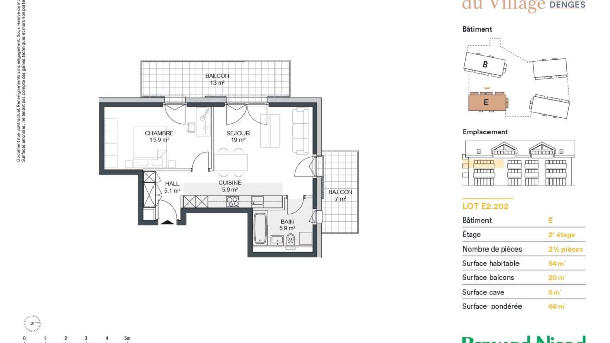 Nouvelle promotion : Appartement de 2.5 pièces avec balcons
