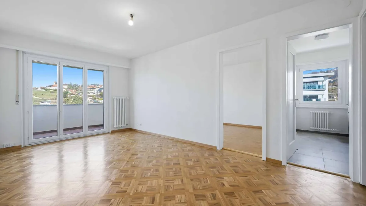 Superbe appartement rénové de 3,5 pièces avec vue sur le lac