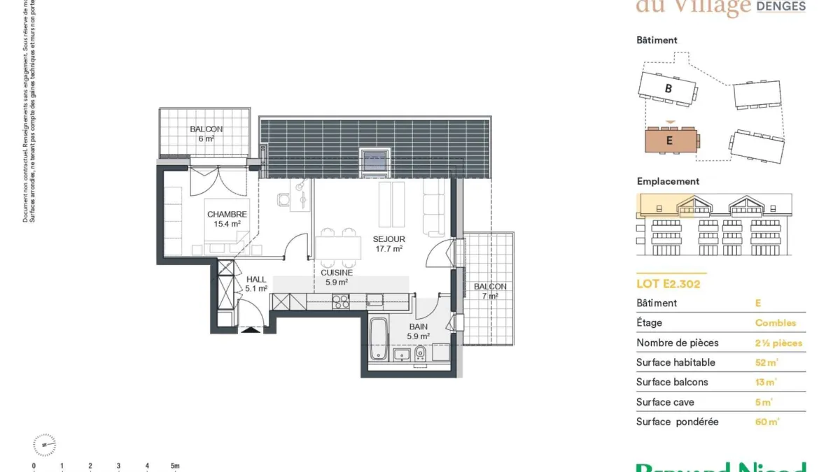 Nouvelle promotion : Appartement de 2.5 pièces avec balcon