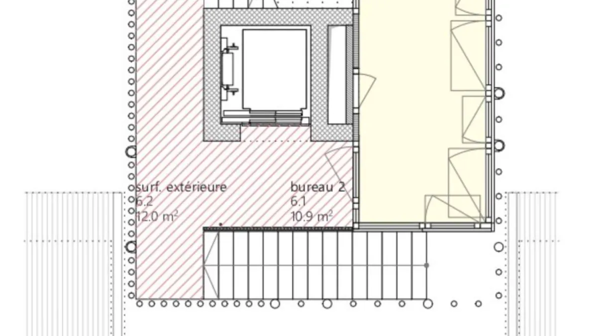 Bureaux exceptionnels dans une tour privative avec vue à 360°