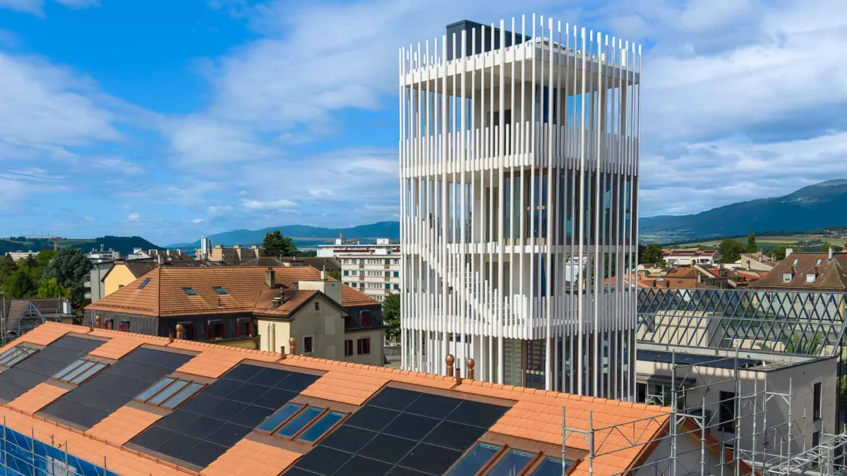 Bureaux exceptionnels dans une tour privative avec vue à 360°